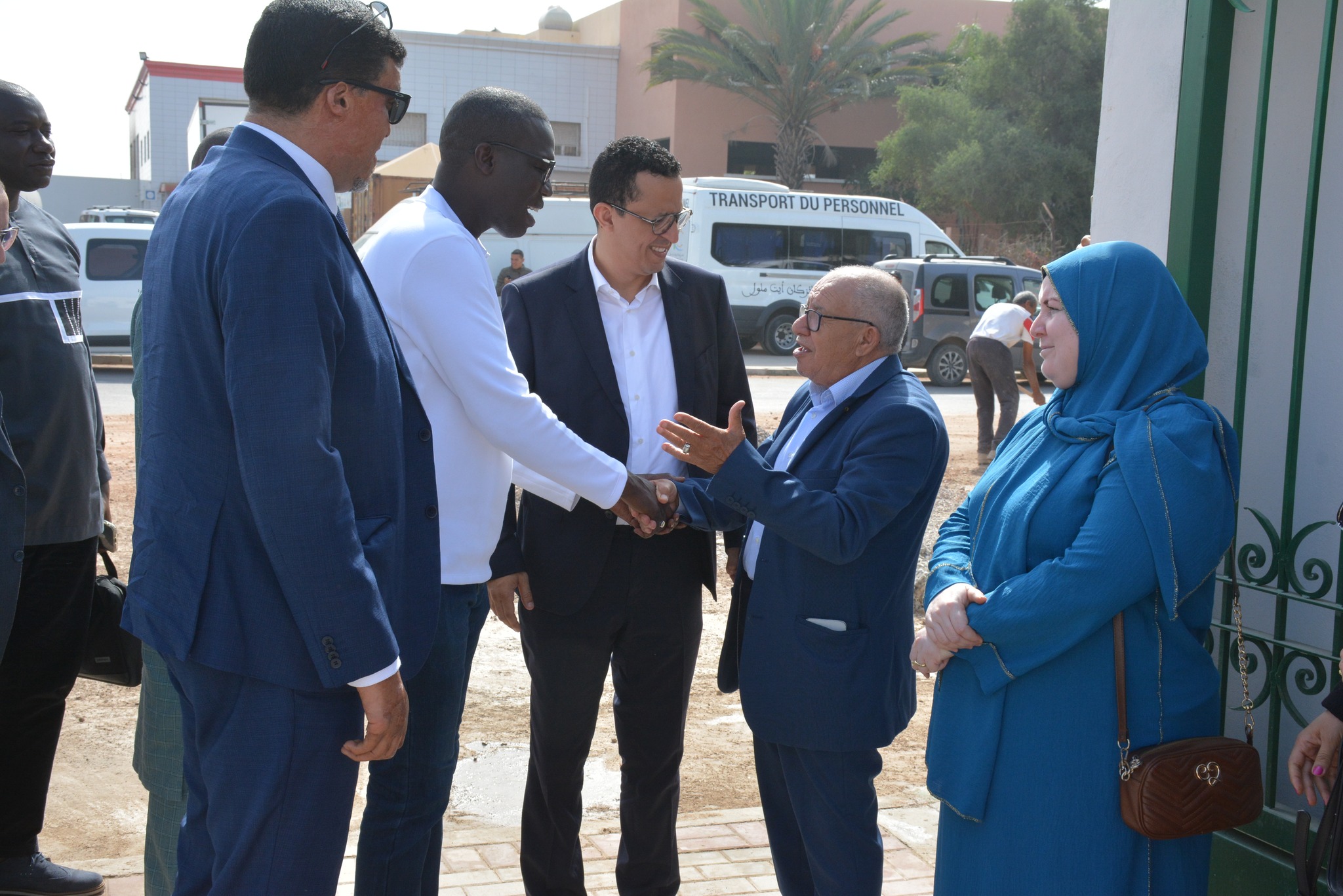 استقبال عمدة مدينة  TOUBA TOUL بالسينغال بجماعة أيت ملول